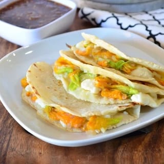 Flor De Calabaza Quesadillas