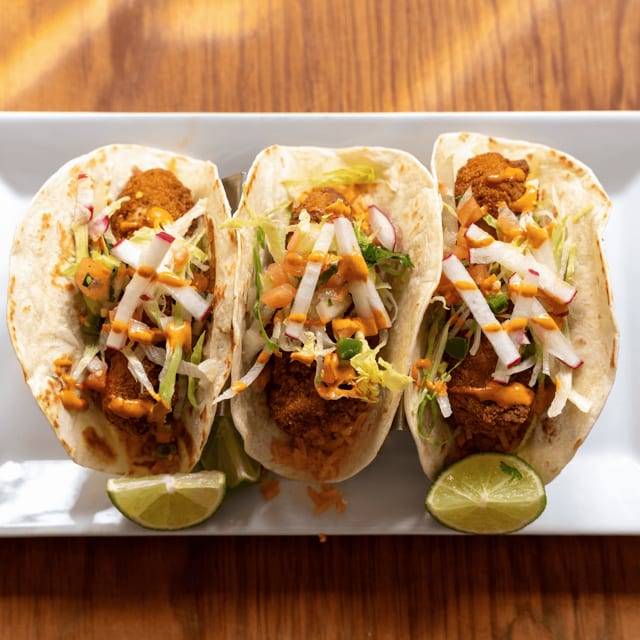 Pescado Empanizado Tacos.