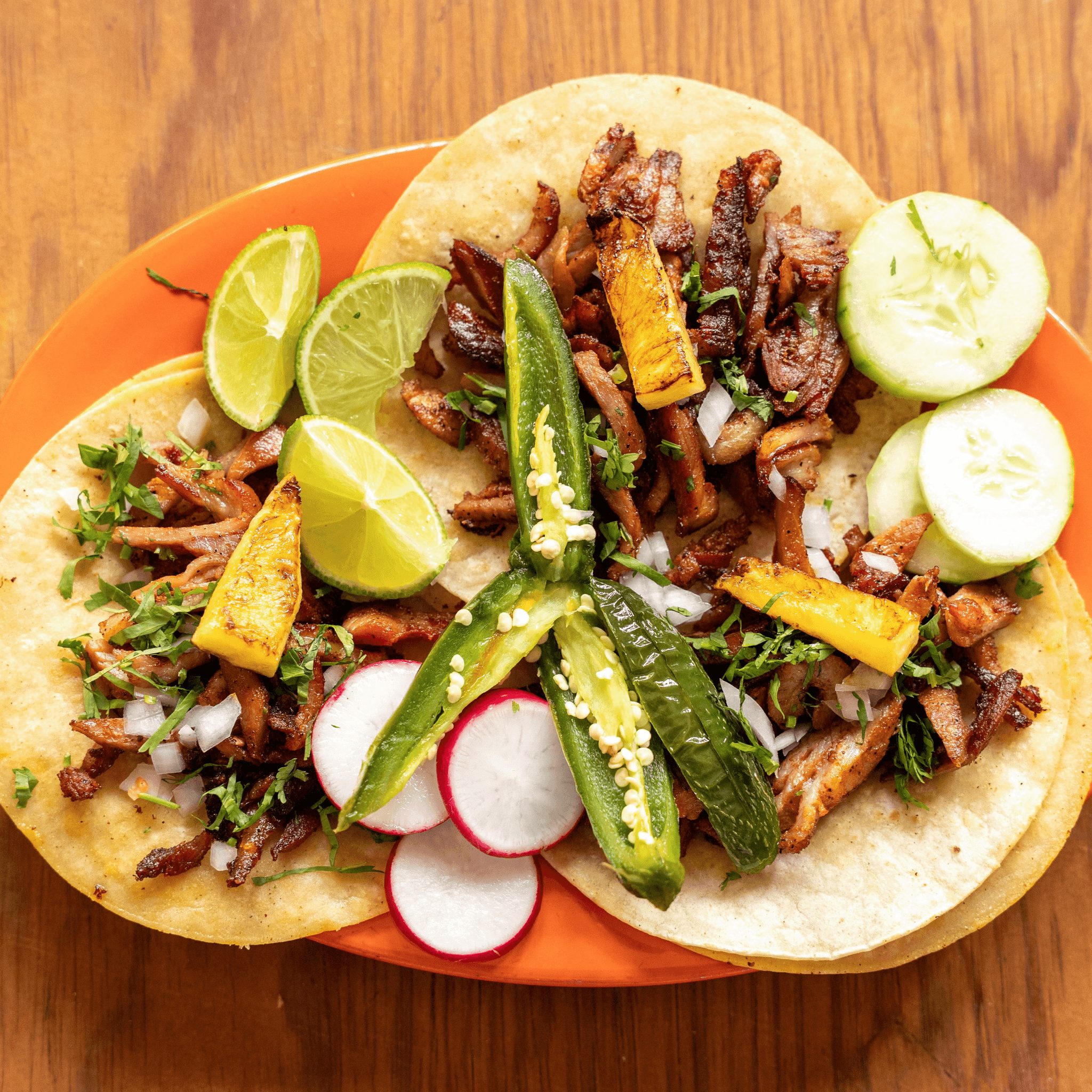 Al Pastor Tacos.