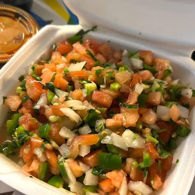 Pico De Gallo and Chips.