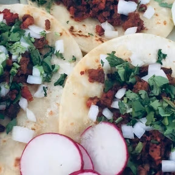 Chorizo Tacos.