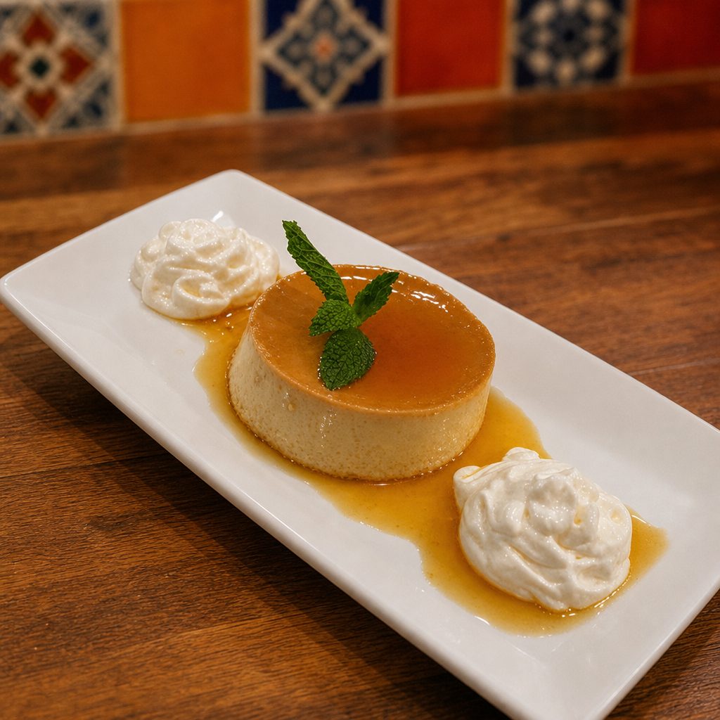 Homemade Flan.
