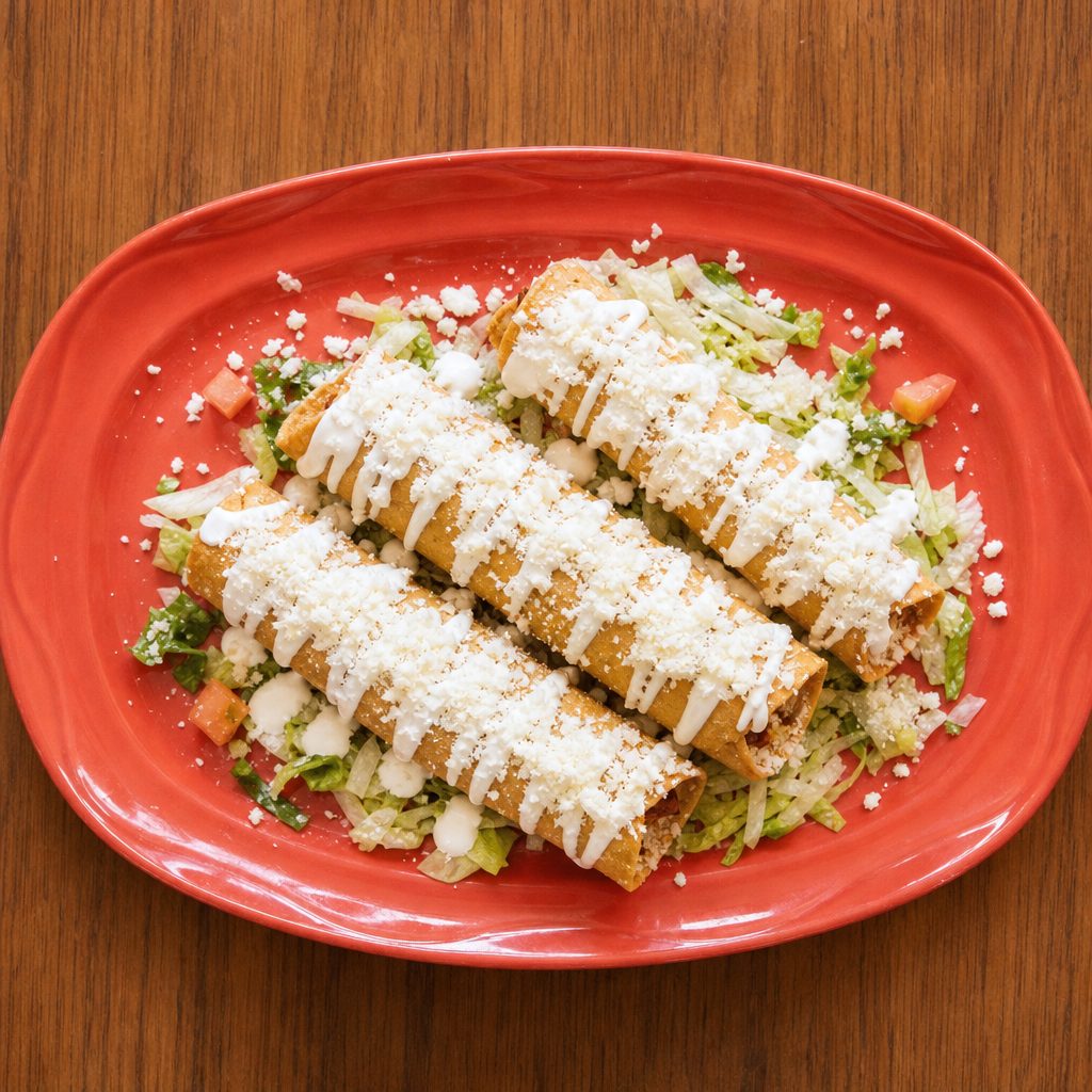 Flautas de Tinga or Choripapa.