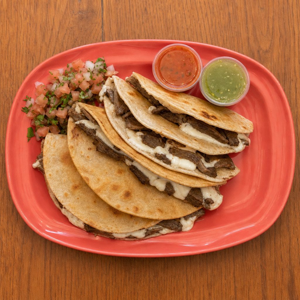 Bistec Quesadillas.