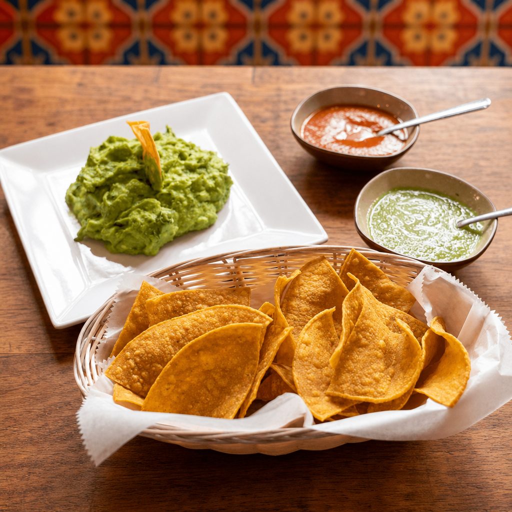 Guacamole and Chips.