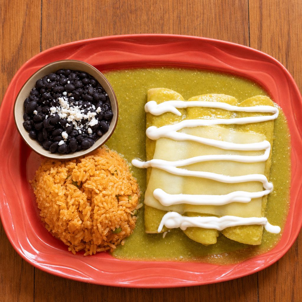 Enchiladas Suizas.