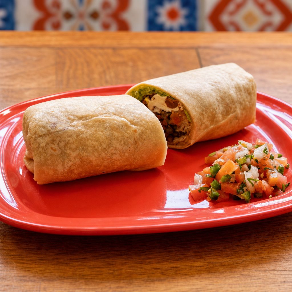 Pollo a La Parrilla Burrito.
