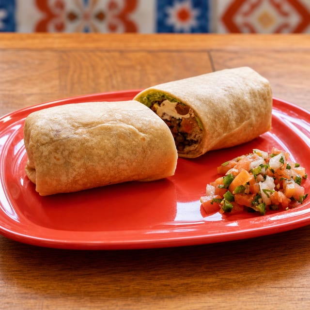 Pollo a La Parrilla Burrito.