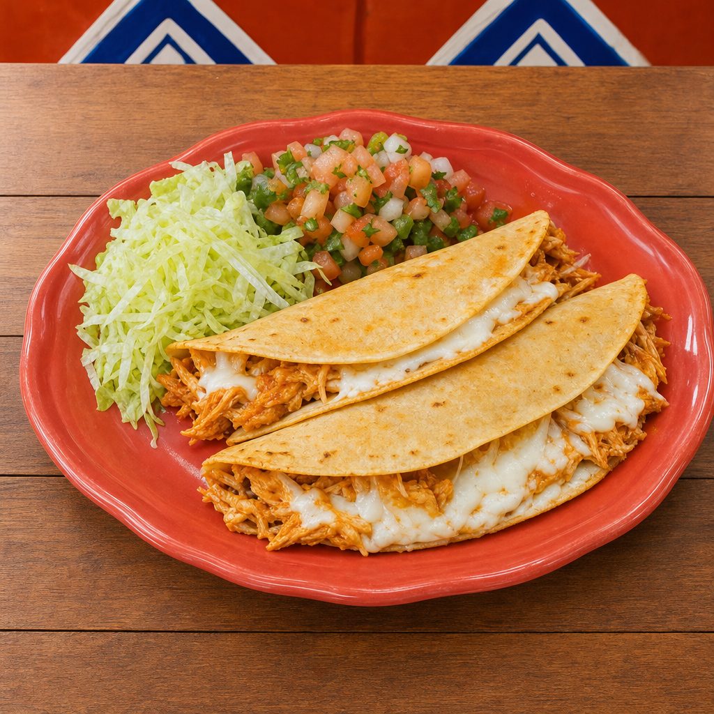 Tinga De Pollo Tacos.