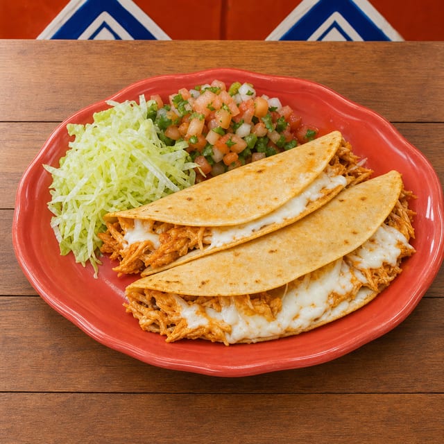 Tinga De Pollo Tacos.