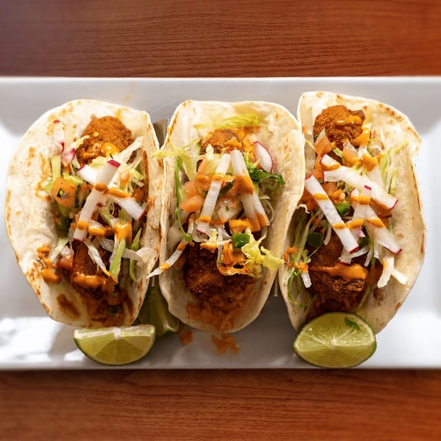 Pescado Empanizado Tacos.