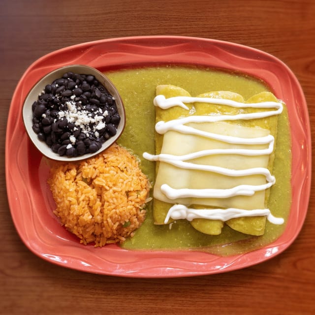 Enchiladas Suizas.