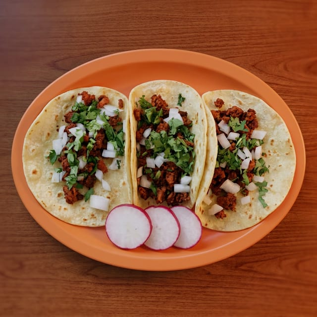 Chorizo Tacos.